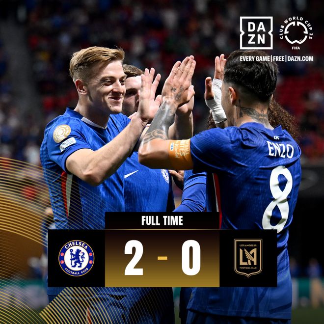 切尔西2-0洛杉矶！获世俱杯开门红新援首秀献助攻恩佐替补建功