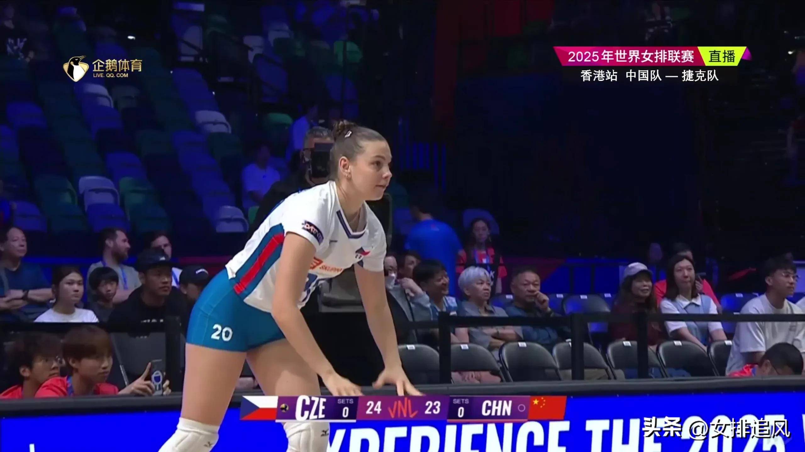 世联赛中国女排3-1捷克夺香